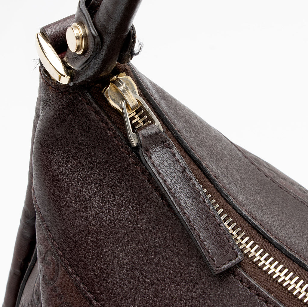 Gucci Guccissima Leather D Ring Medium Hobo (SHF-ppylEJ)