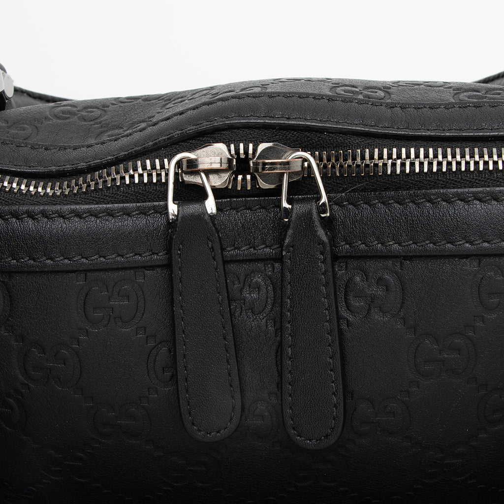 Gucci Guccissima Leather Dome Medium Satchel (SHF-22703)