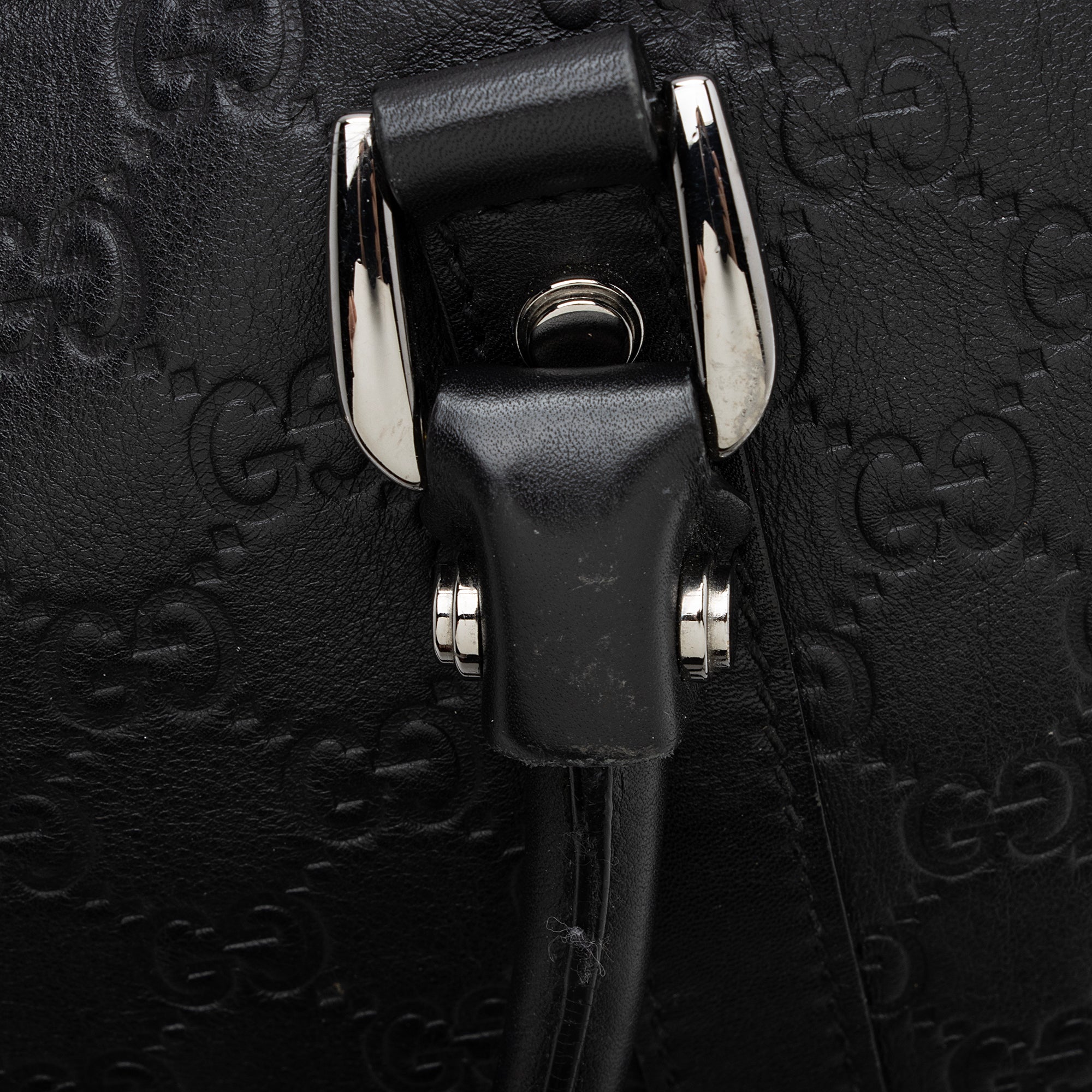 Gucci Guccissima Leather Dome Medium Satchel (SHF-22703)