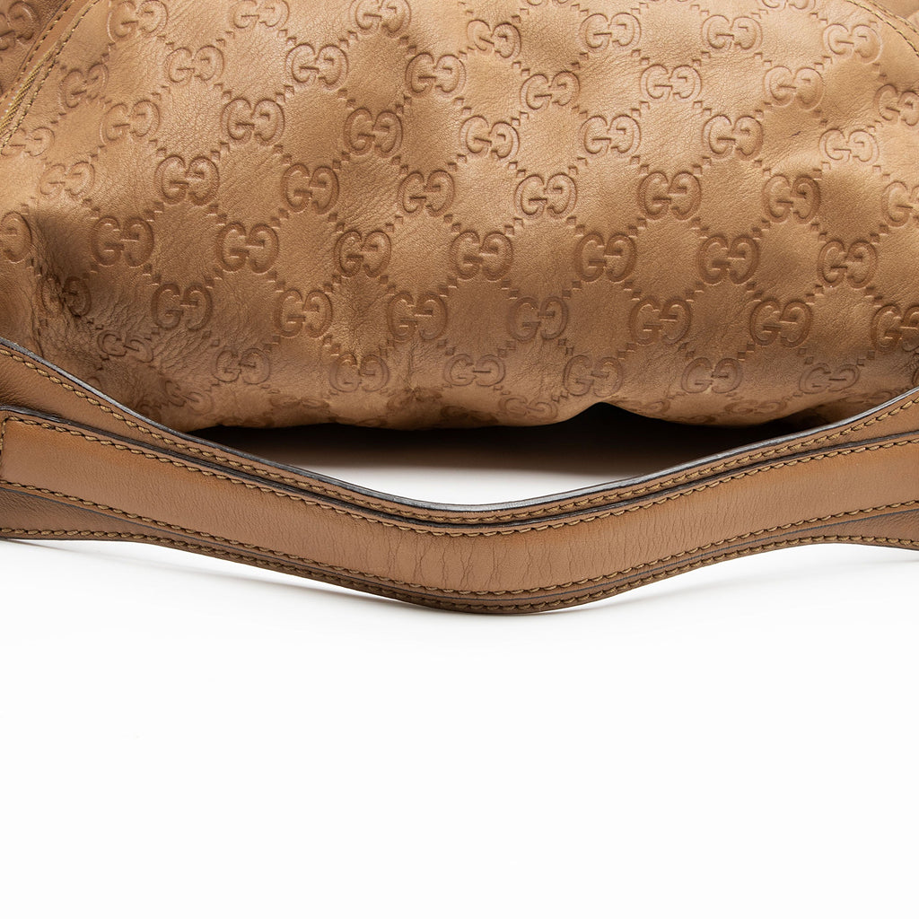 Gucci Guccissima Leather Icon Bit Hobo (SHF-j0CGTS)