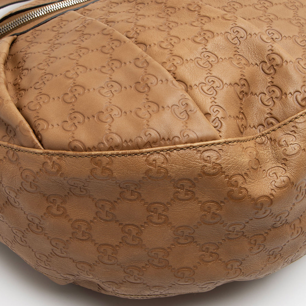 Gucci Guccissima Leather Icon Bit Hobo (SHF-j0CGTS)