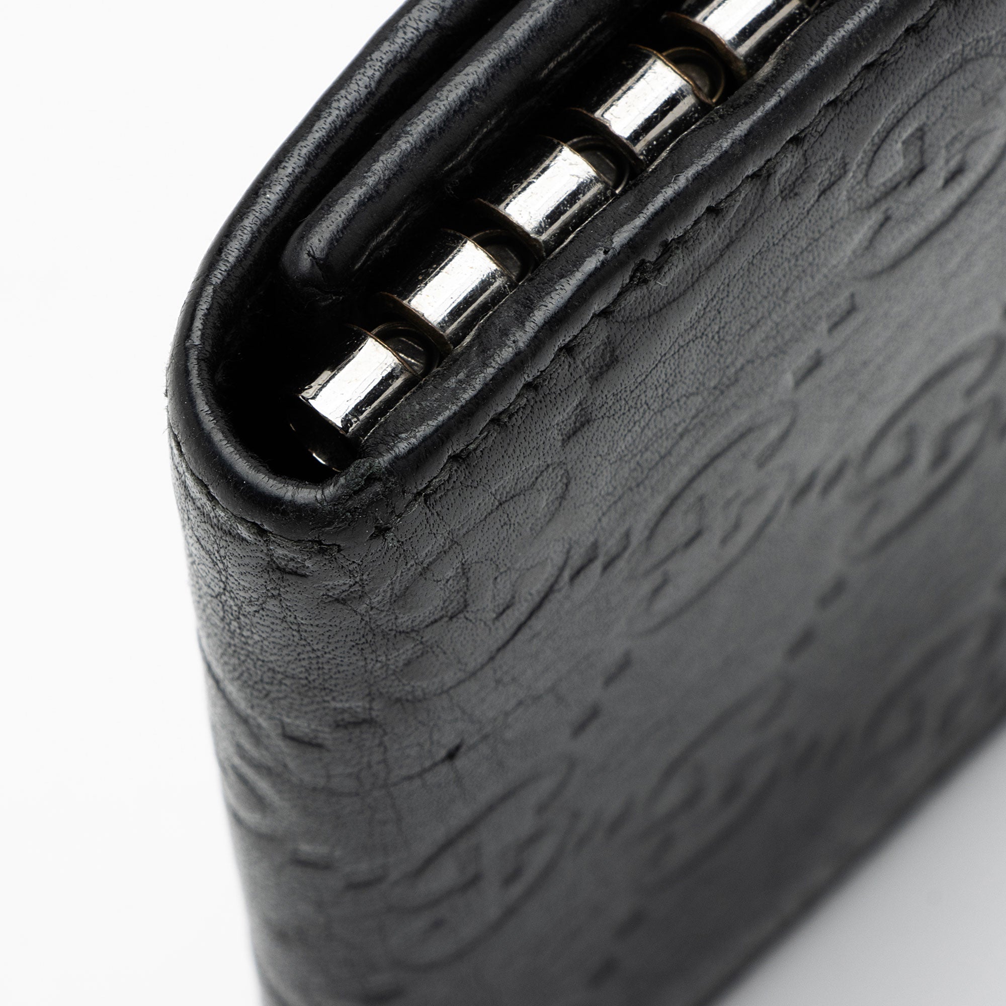 Gucci Guccissima Leather Interlocking G Key Holder