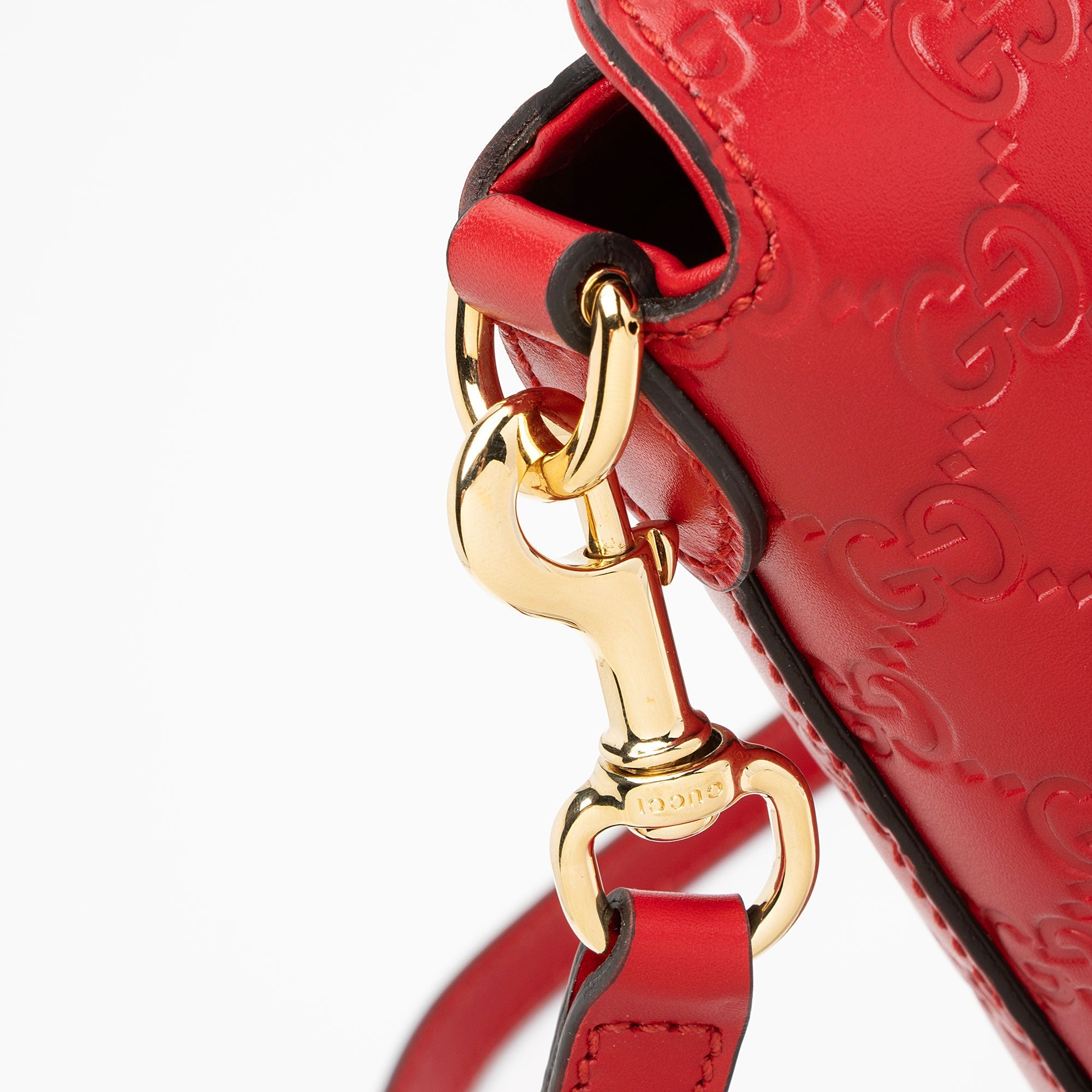 Gucci Guccissima Leather Linea A Fold Over Tote