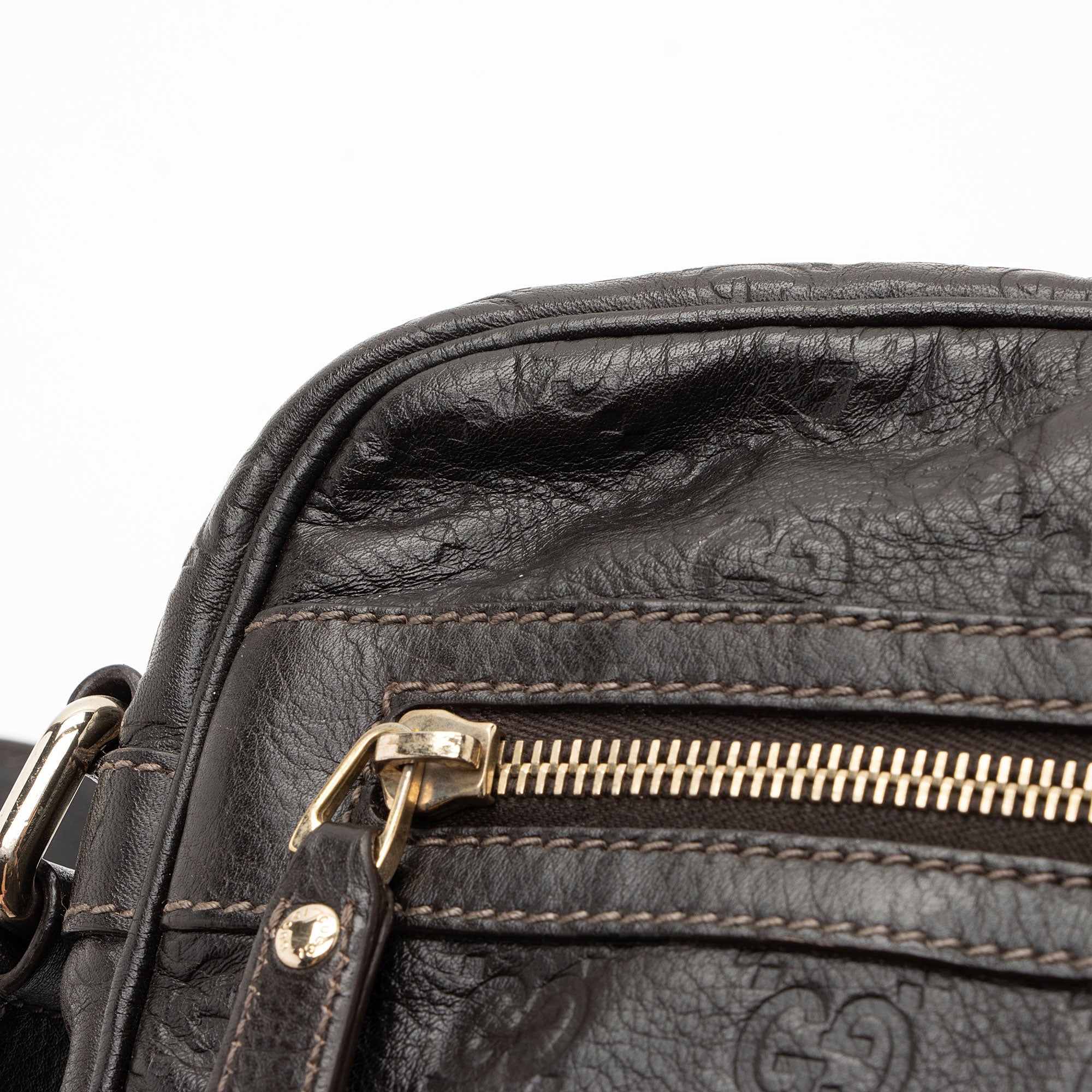 Gucci Guccissima Leather Medium Messenger (SHF-miYj5L)