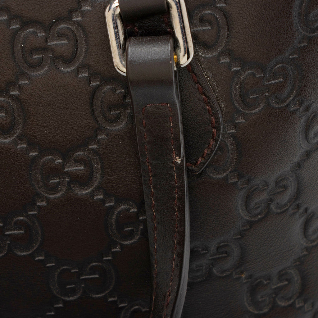 Gucci Guccissima Leather Dome Small Satchel