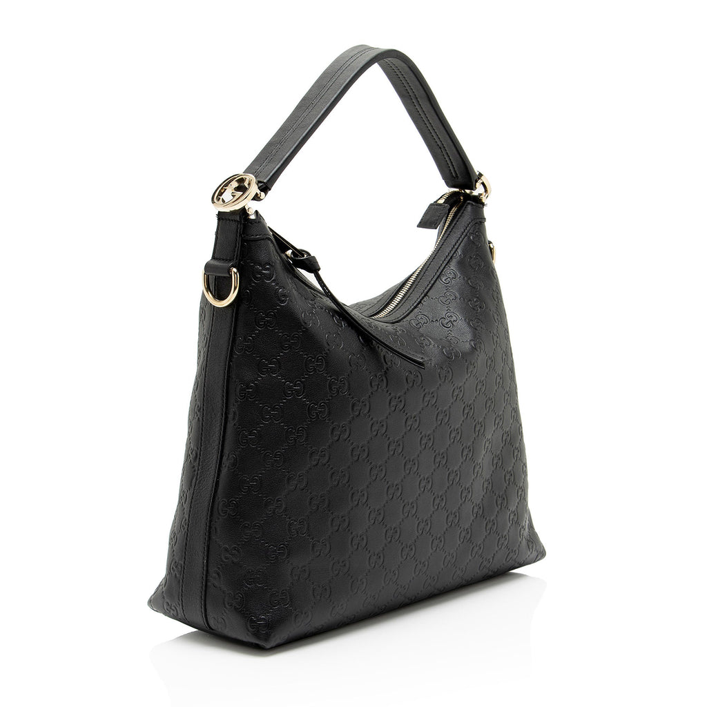 Gucci Guccissima Leather Miss GG Hobo