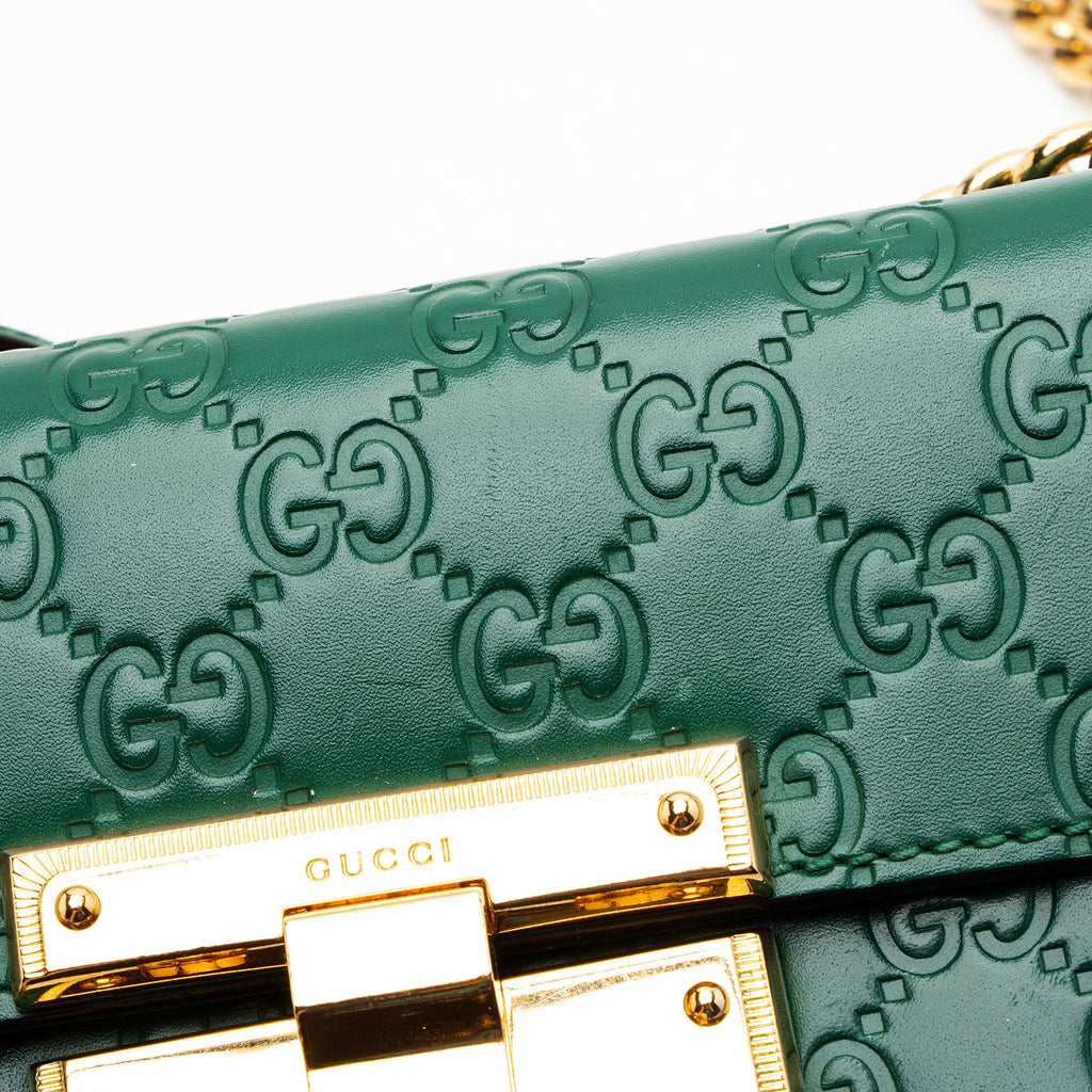 Gucci Guccissima Leather Padlock Small Shoulder Bag