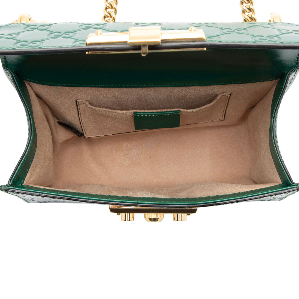 Gucci Guccissima Leather Padlock Small Shoulder Bag