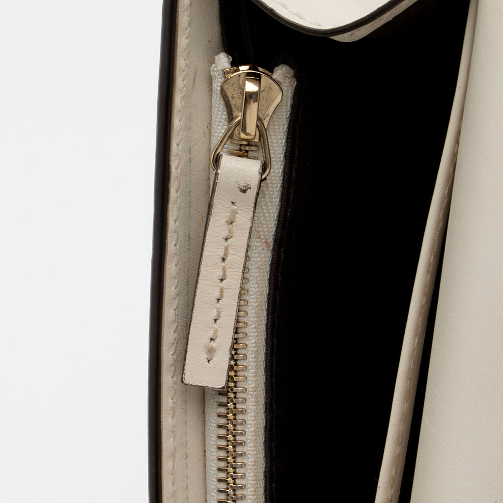 Gucci Guccissima Leather Signature Bow Mini Wallet On Chain Bag (SHF-fAYnZO)