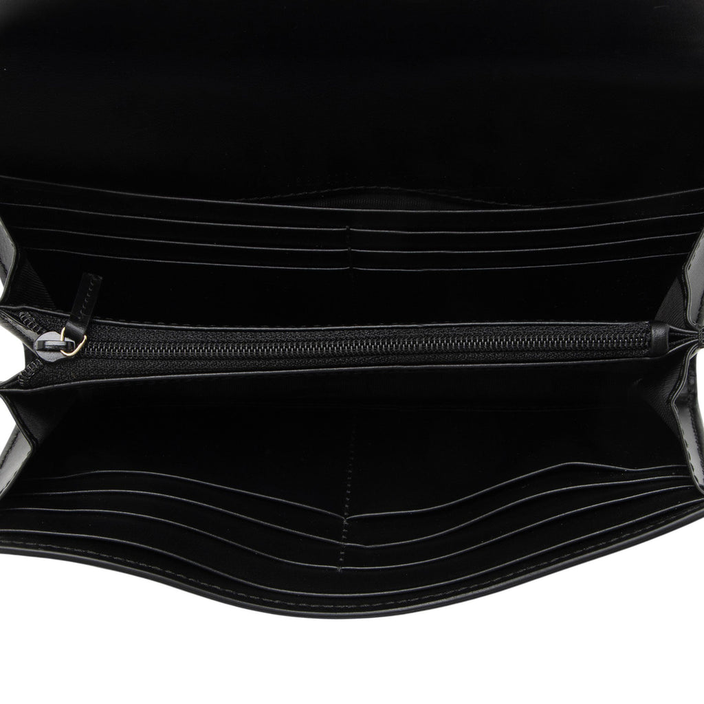 Gucci Guccissima Leather Signature Bow Continental Wallet