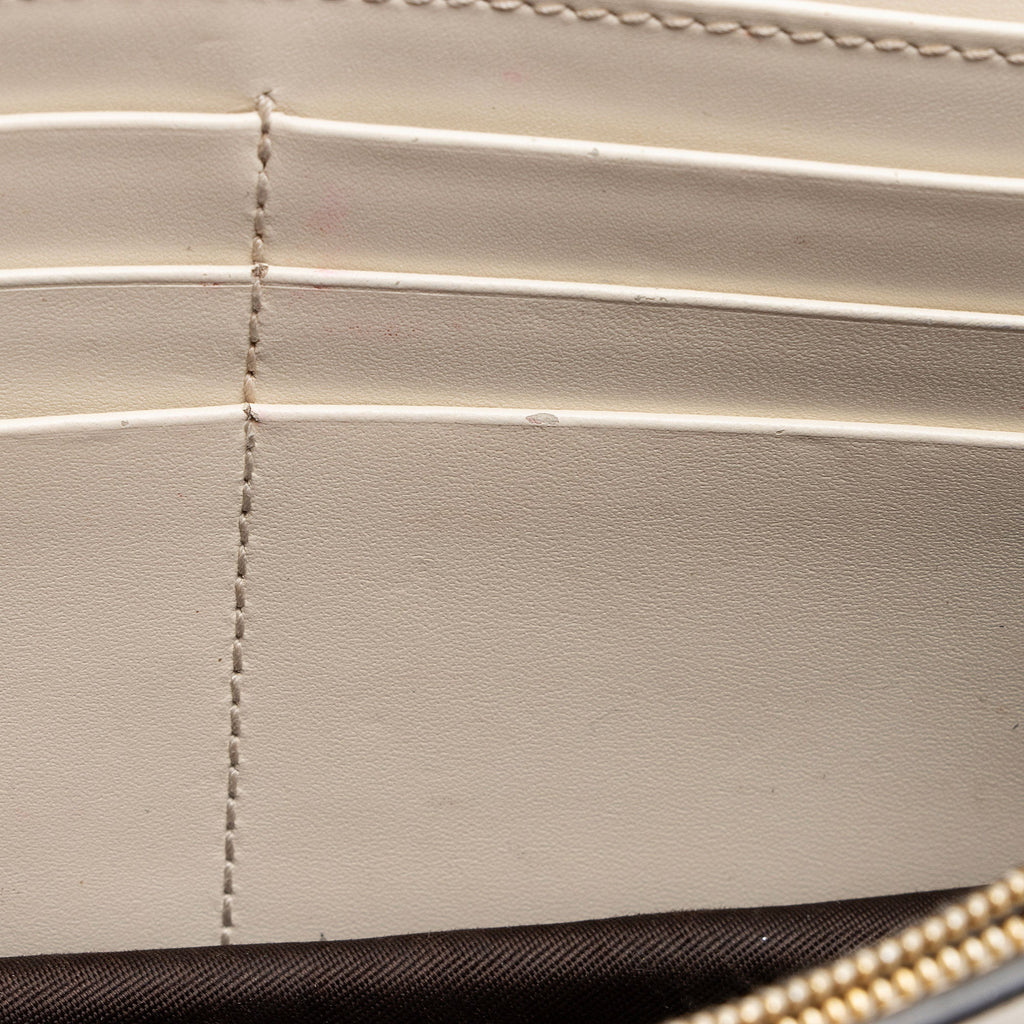 Gucci Guccissima Leather Signature Bow Mini Wallet on Chain