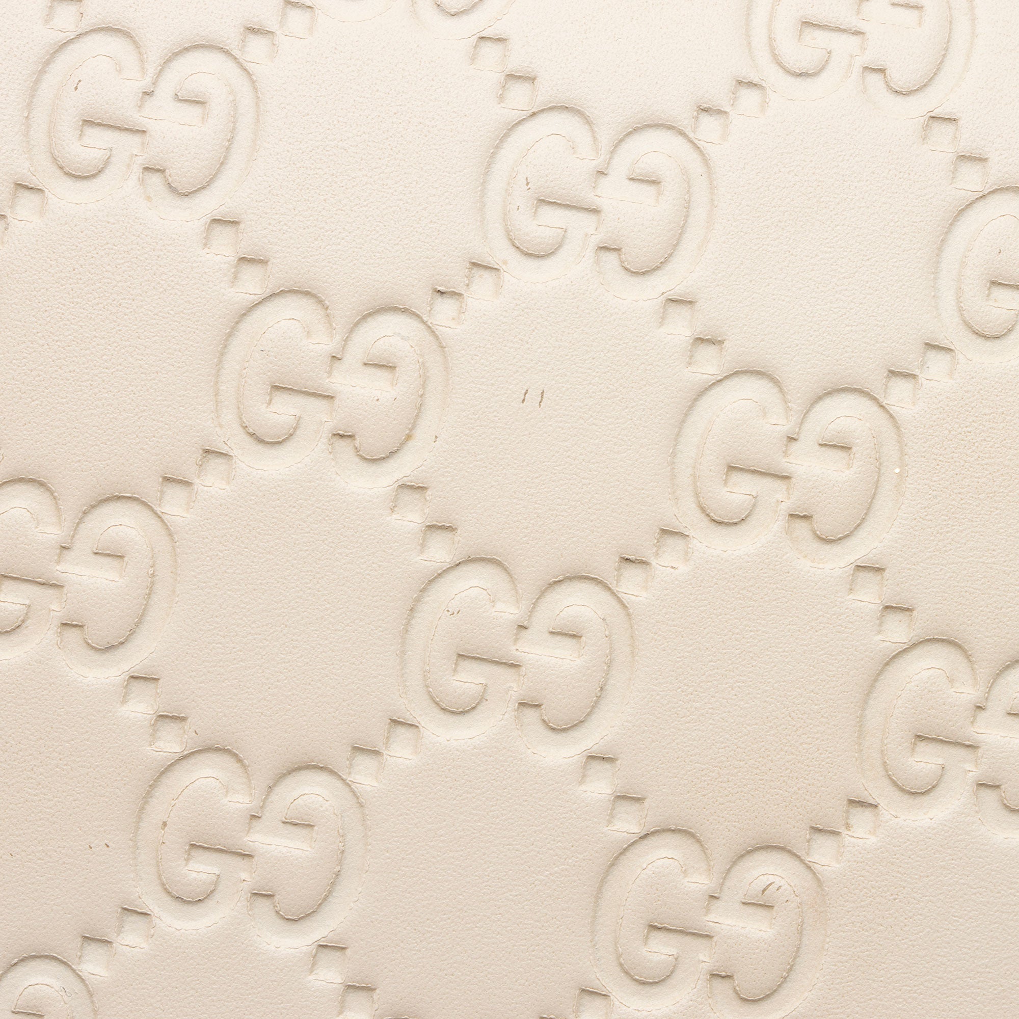 Gucci Guccissima Leather Signature Bow Mini Wallet on Chain