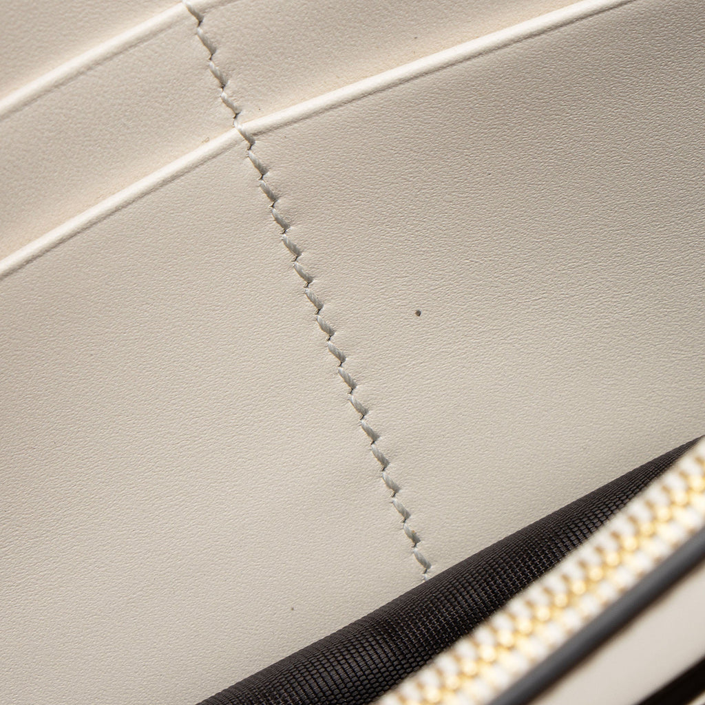 Gucci Guccissima Leather Signature Bow Mini Wallet on Chain