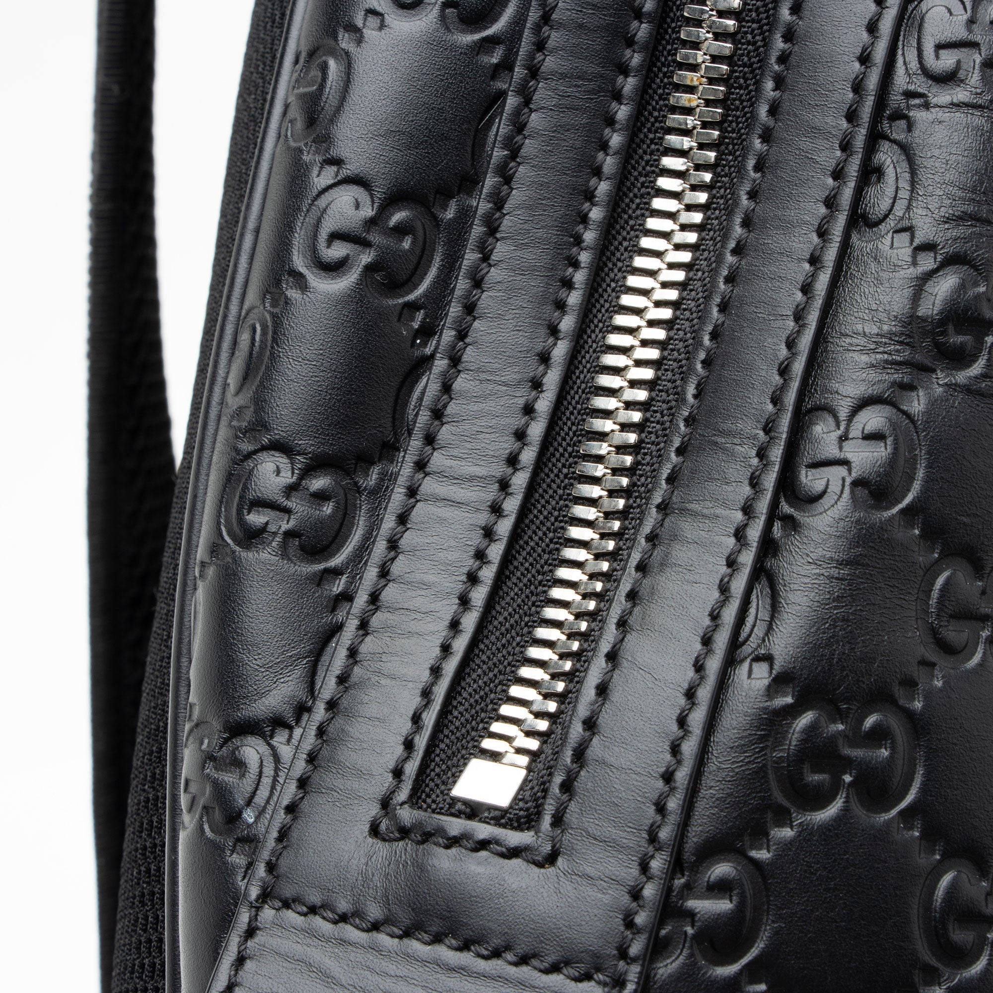 Gucci Guccissima Leather Signature Medium Backpack