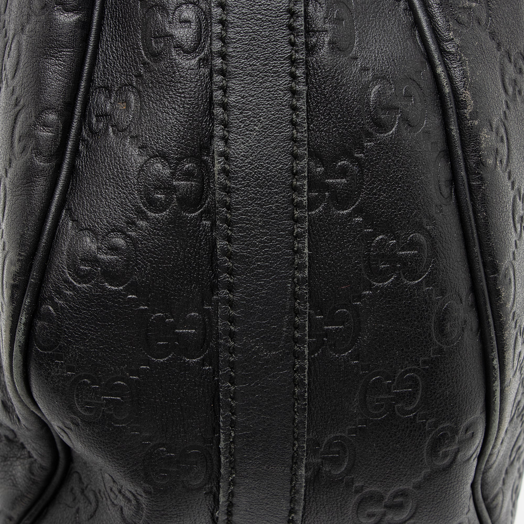 Gucci Guccissima Leather Twins Medium Hobo (SHF-23161)