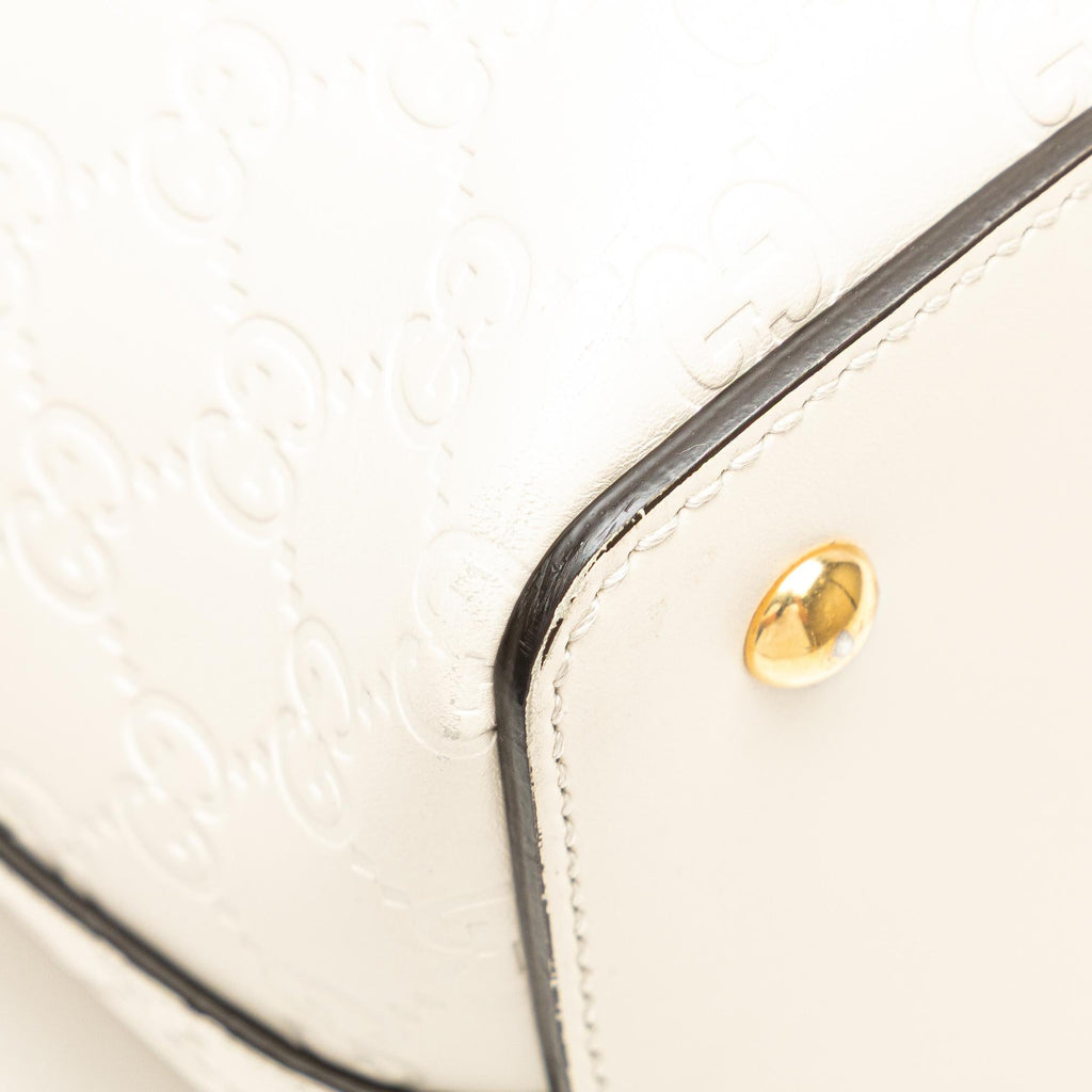 Gucci Guccissima Linea A Fold Over Satchel