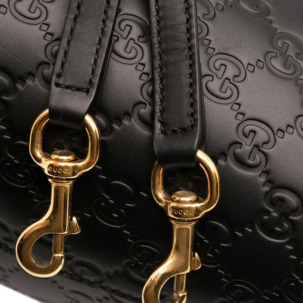 Gucci Guccissima Linea A Fold Over Satchel