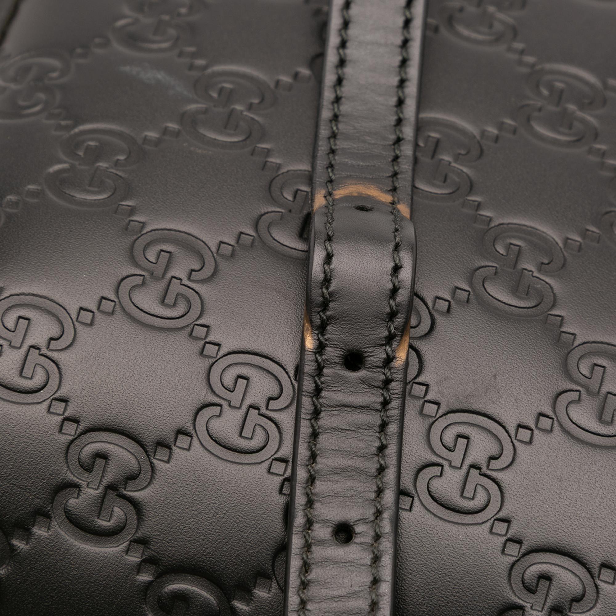 Gucci Guccissima Linea A Fold Over Satchel