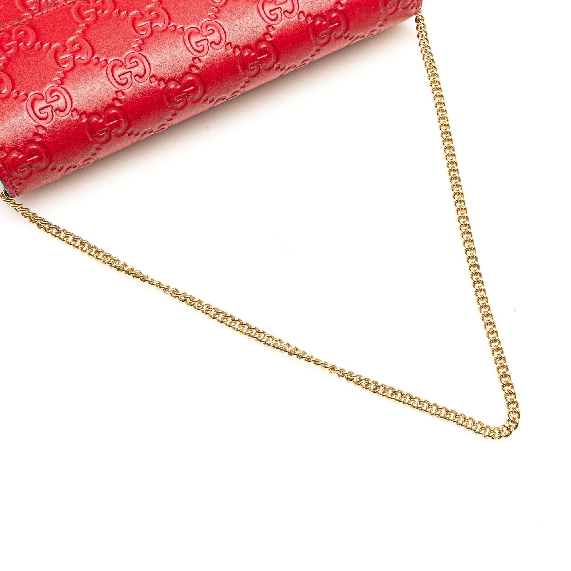 Gucci Guccissima Padlock Wallet On Chain