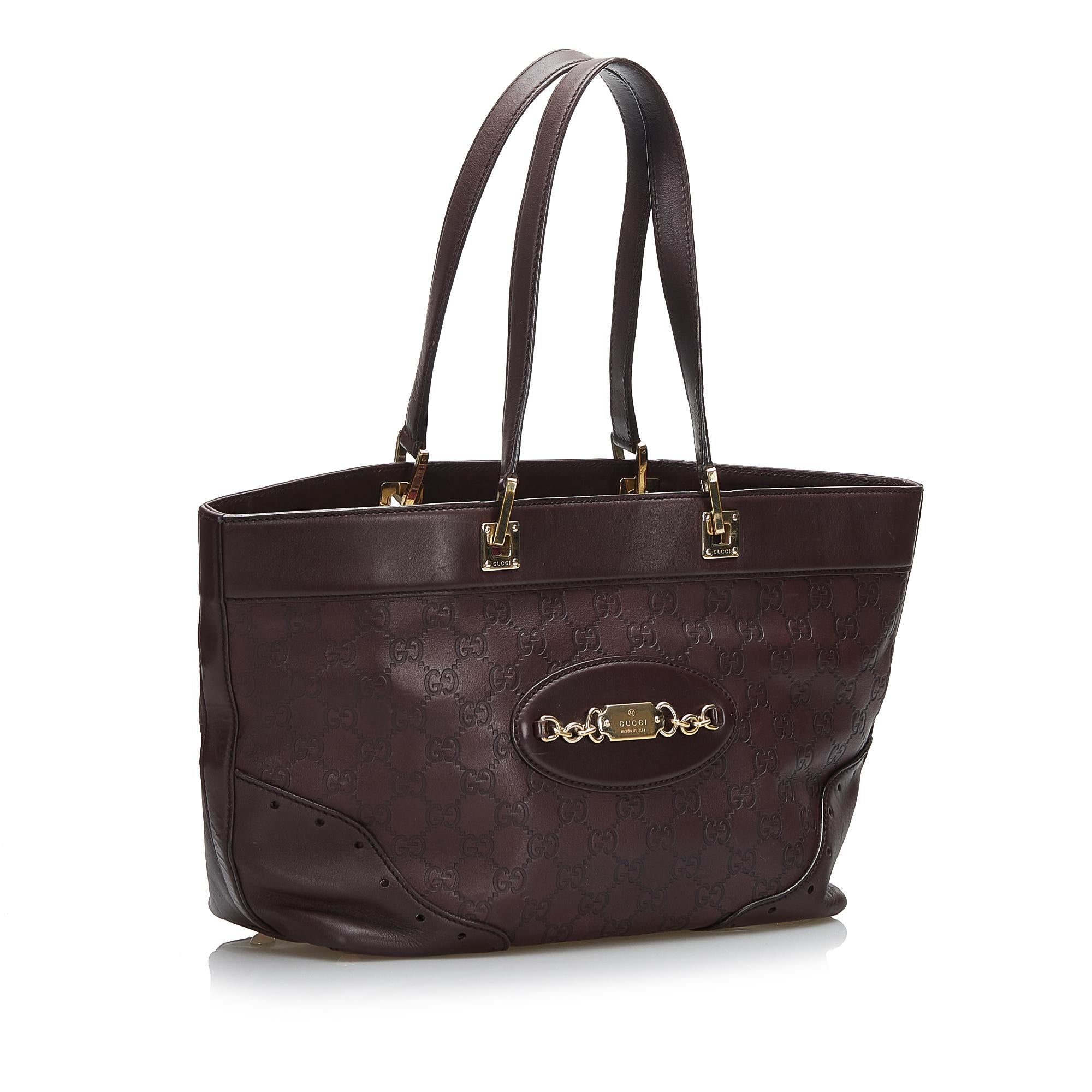Gucci Guccissima Punch Tote Bag (SHG-V1rTh1)