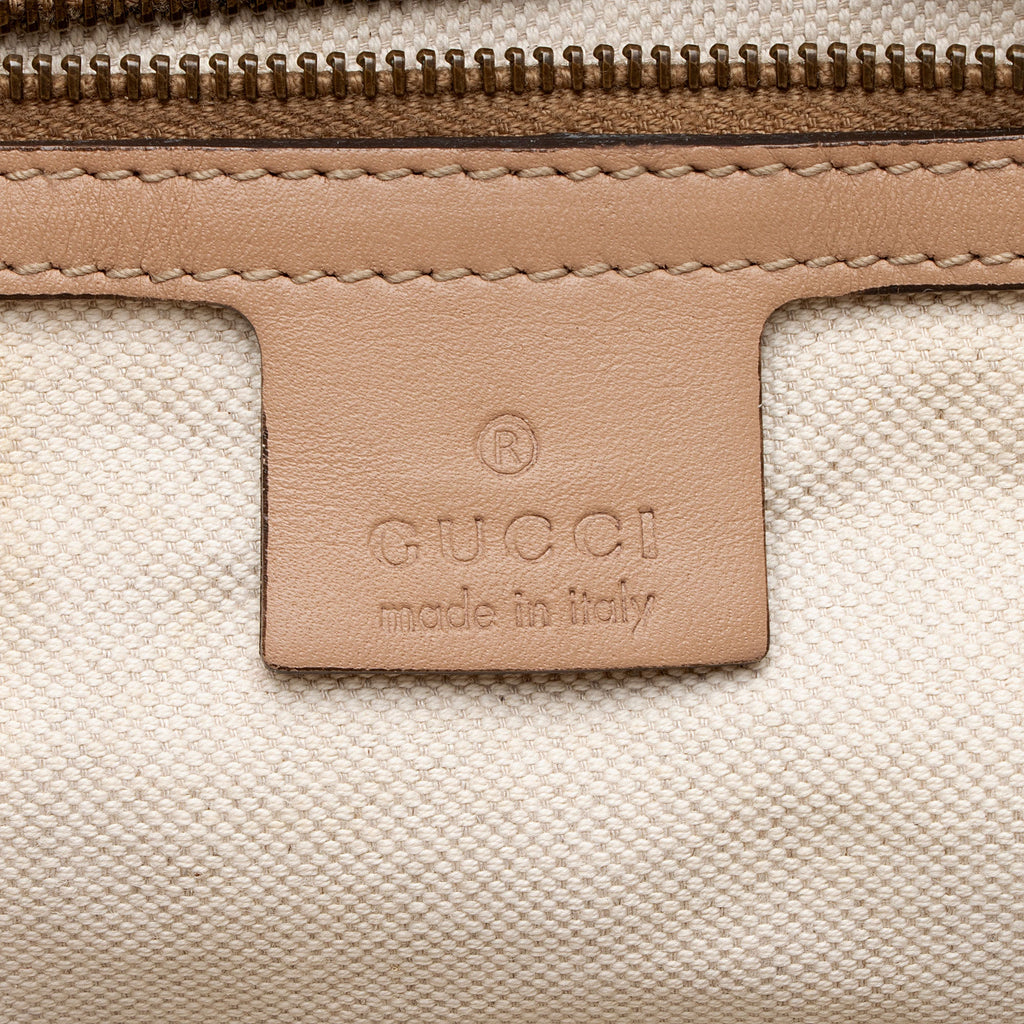 Gucci Guccissima Studded Scarlett Medium Tote
