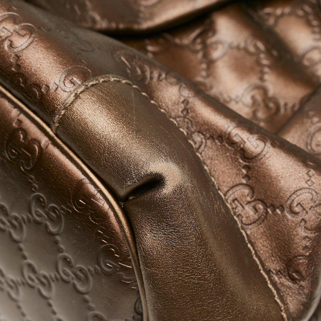 Gucci Guccissima Sukey Handbag (SHG-37359)