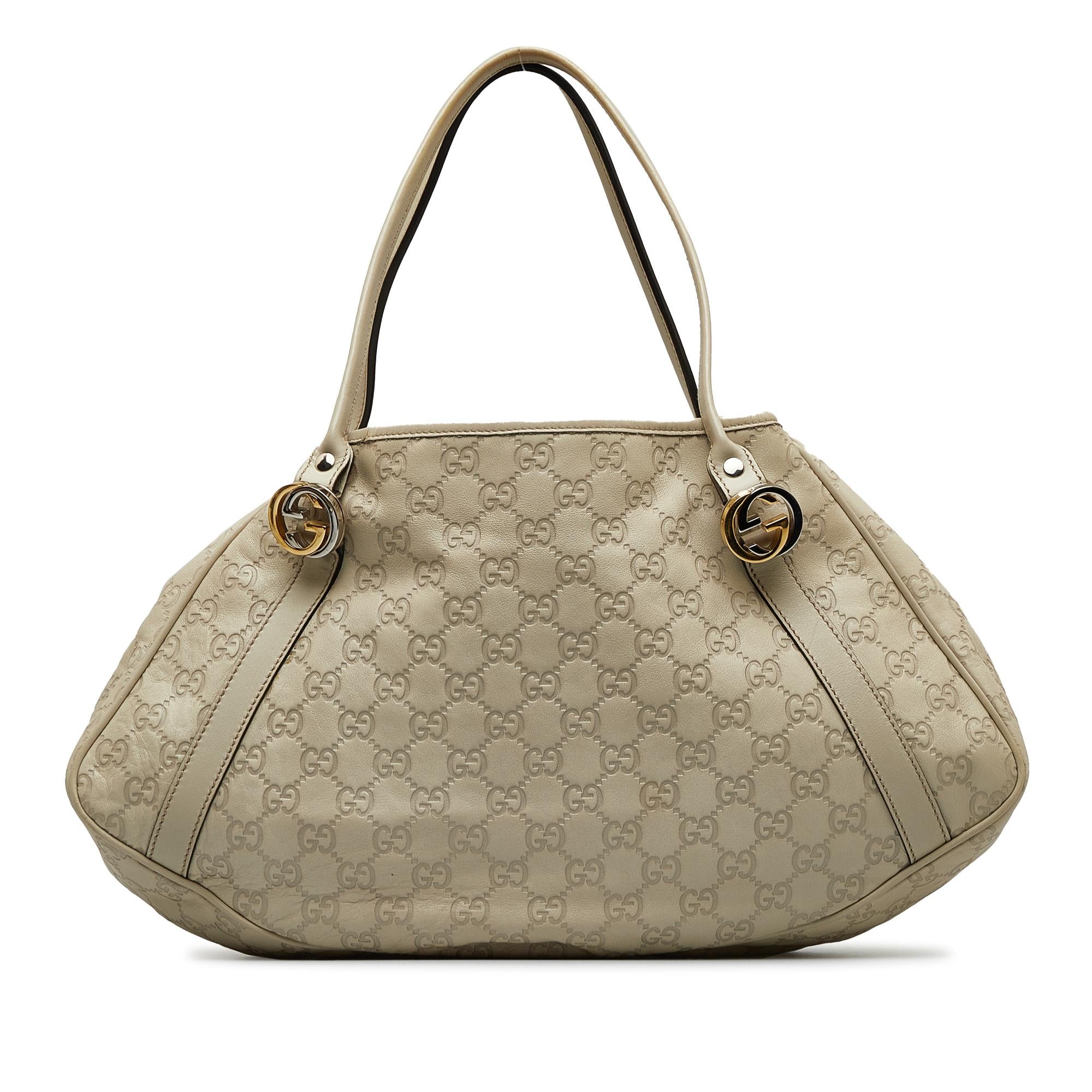 Gucci Guccissima Twins Shoulder Bag (SHG-MezGpk)
