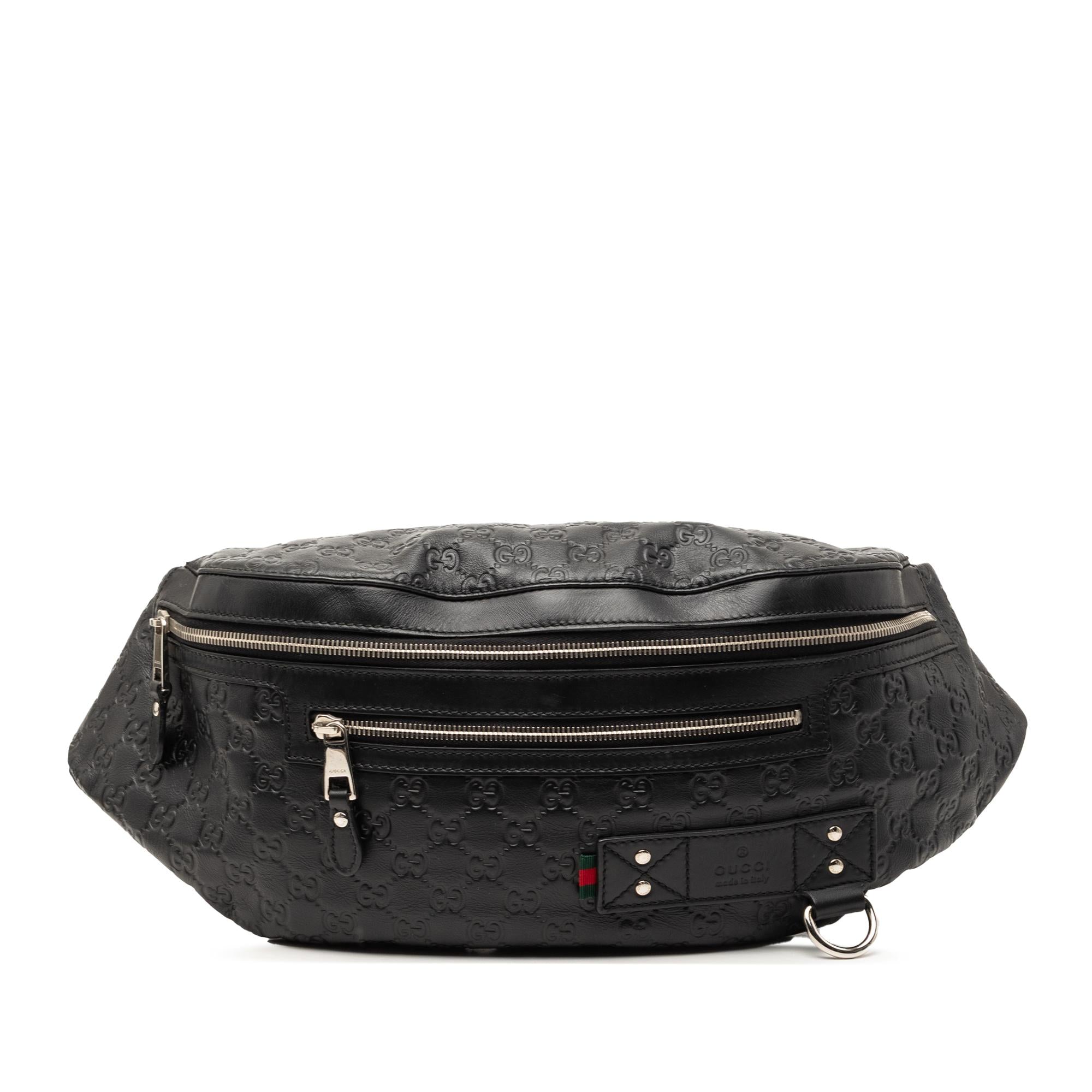 Gucci Guccissima Web Belt Bag