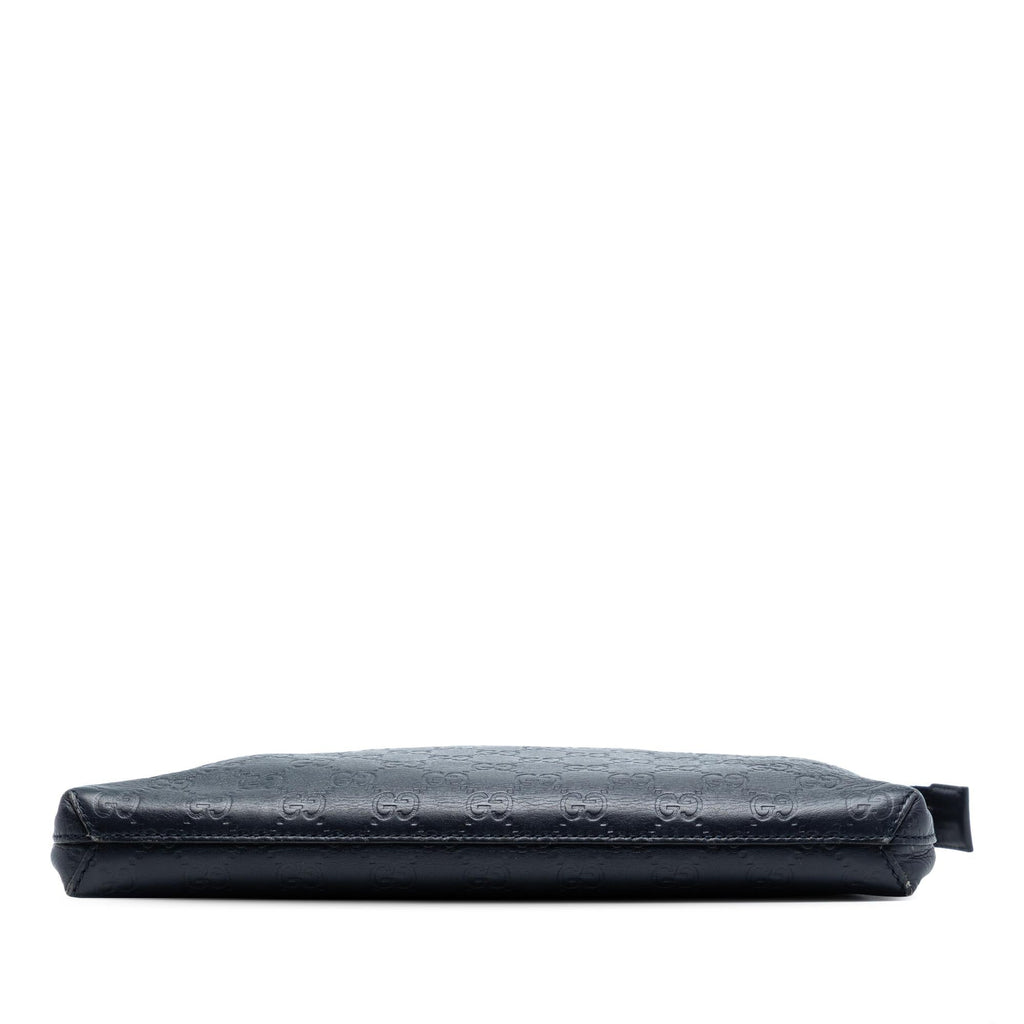 Gucci Guccissima Wristlet Clutch