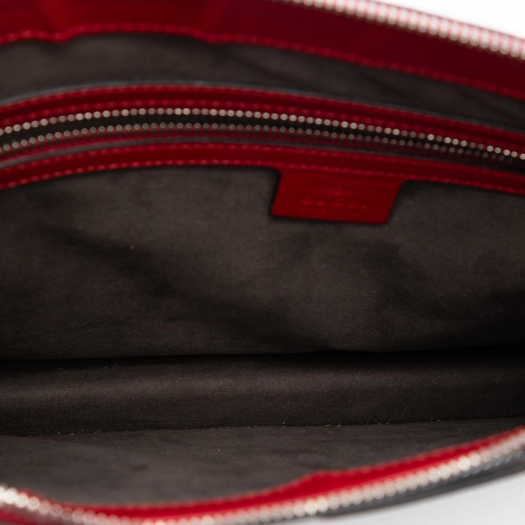 Gucci Guccissima Zip Messenger Bag