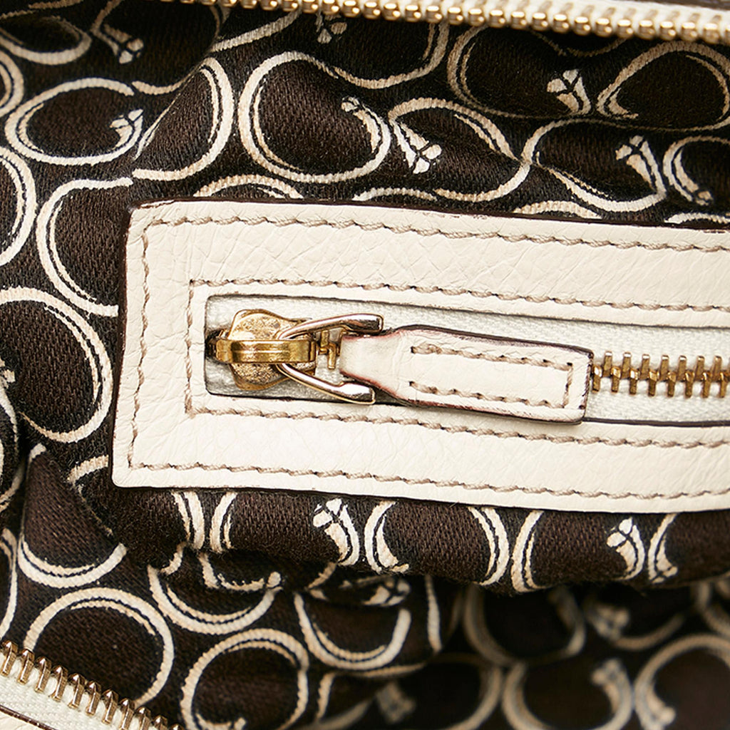 Gucci Horsebit Nail Leather Boston Bag (SHG-37230)