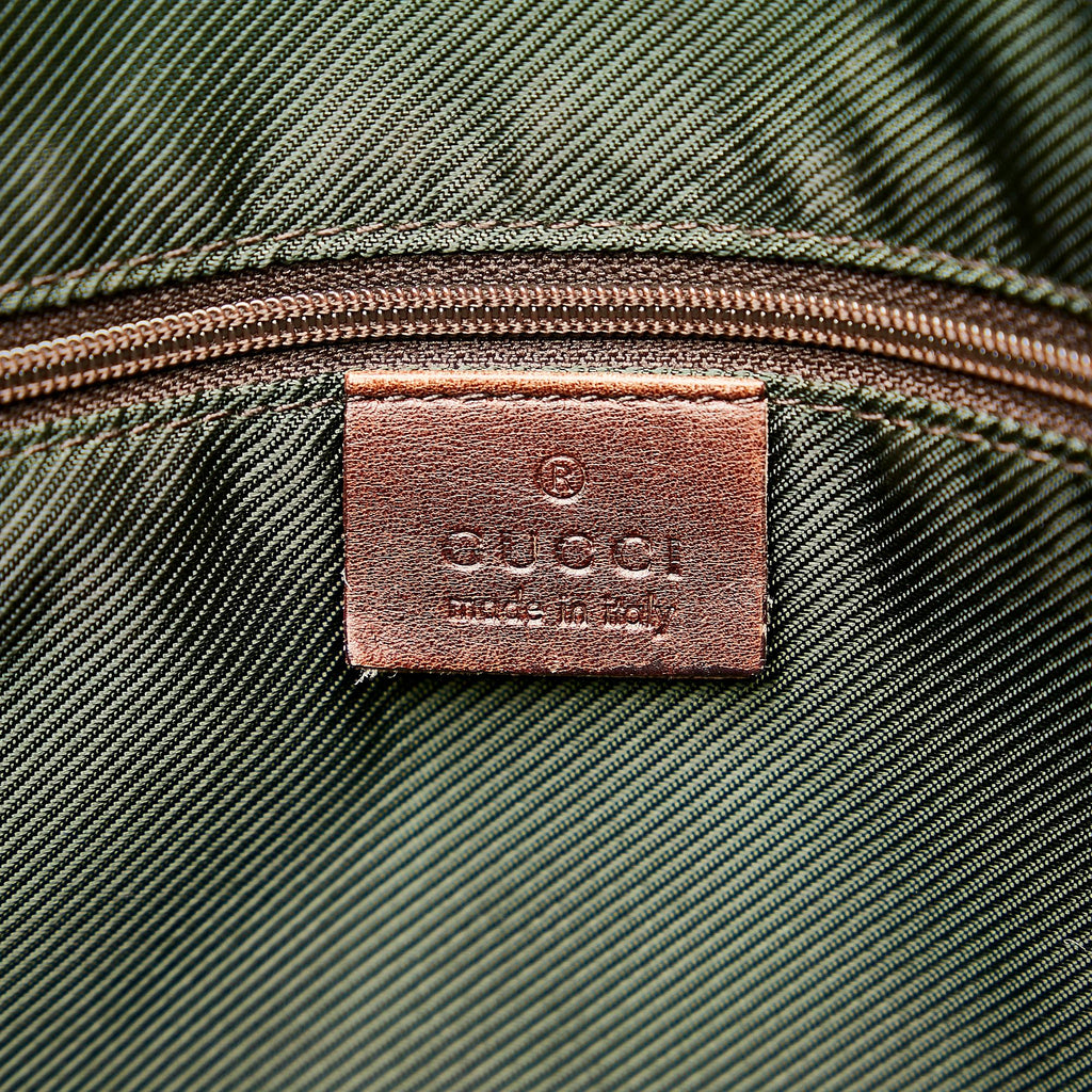 Gucci Horsebit Print Canvas Tote Bag (SHG-29942)