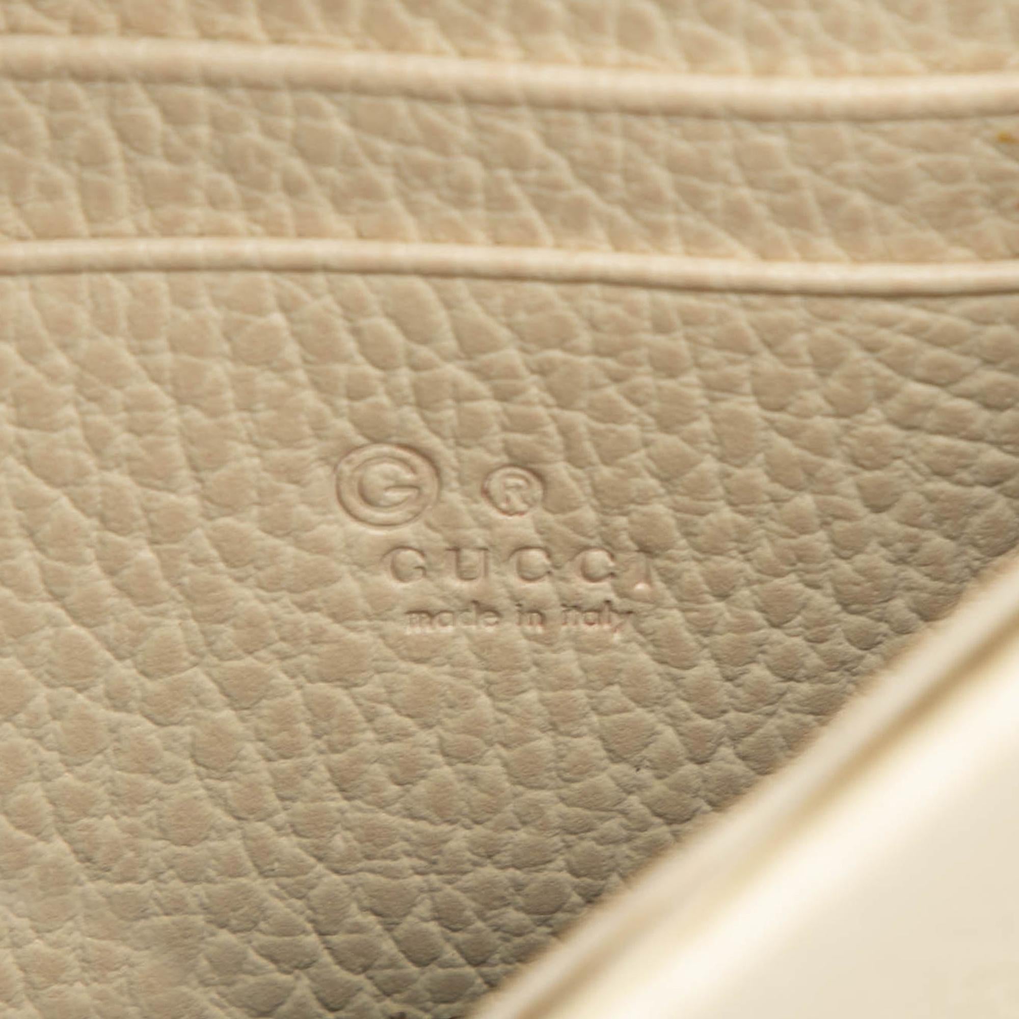 Gucci Interlocking G Dollar Calfskin Wallet on Chain