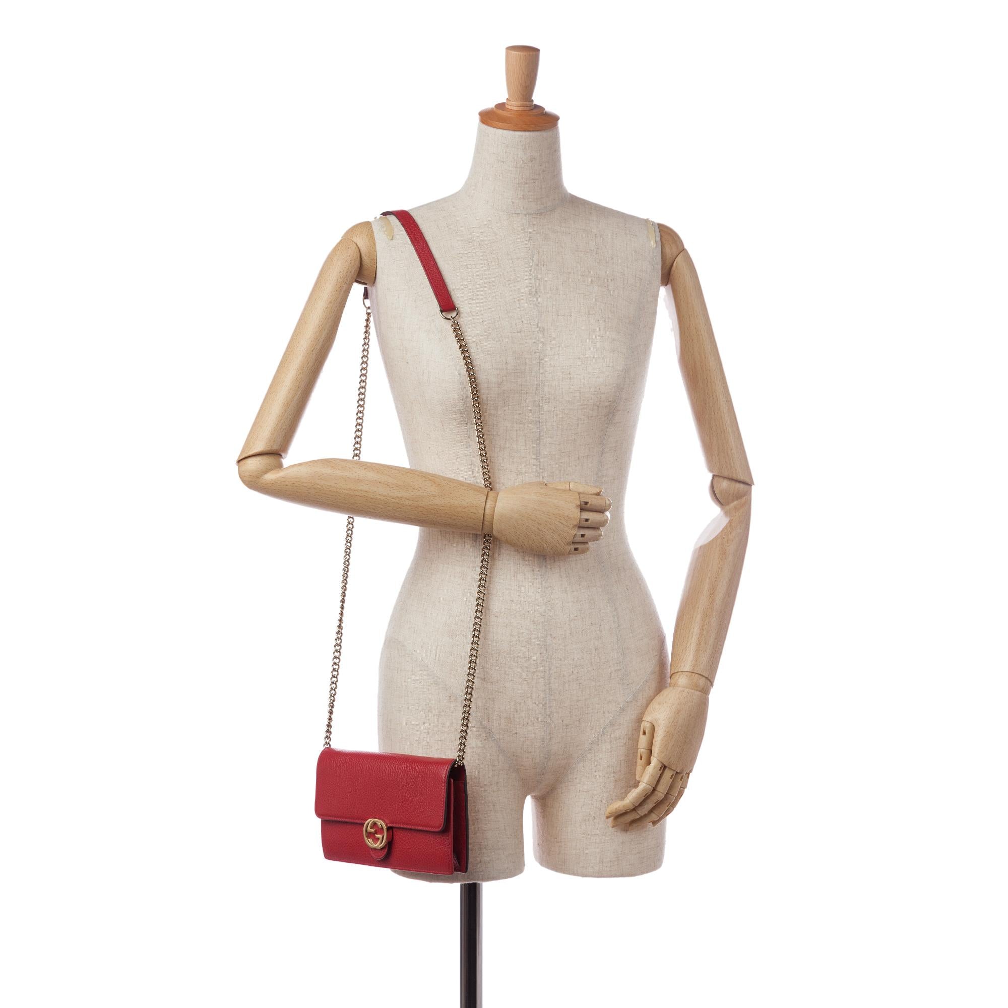 Gucci Interlocking G Wallet On Chain (SHG-35249)
