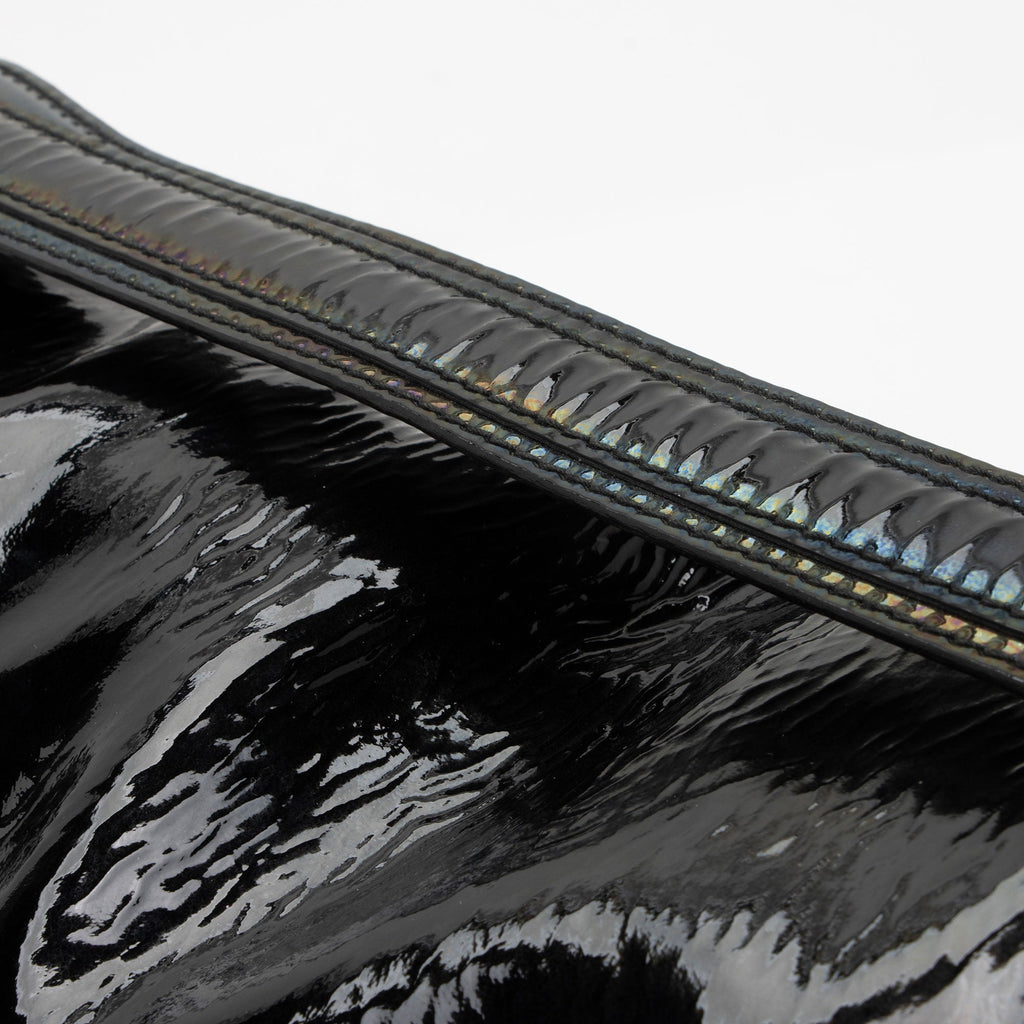 Gucci Iridescent Patent Leather Icon Bit Hobo (SHF-lmJOkR)