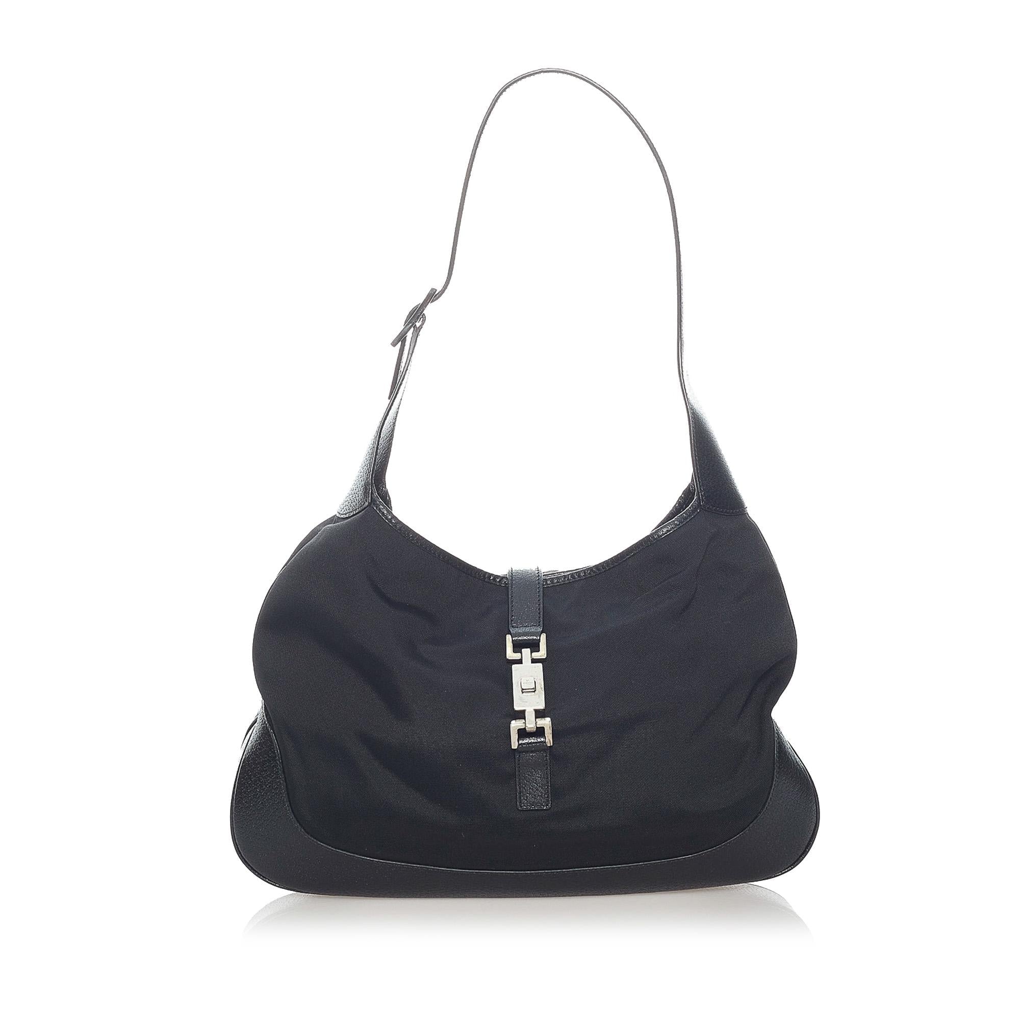 Gucci Jackie Canvas Shoulder Bag (SHG-32832)