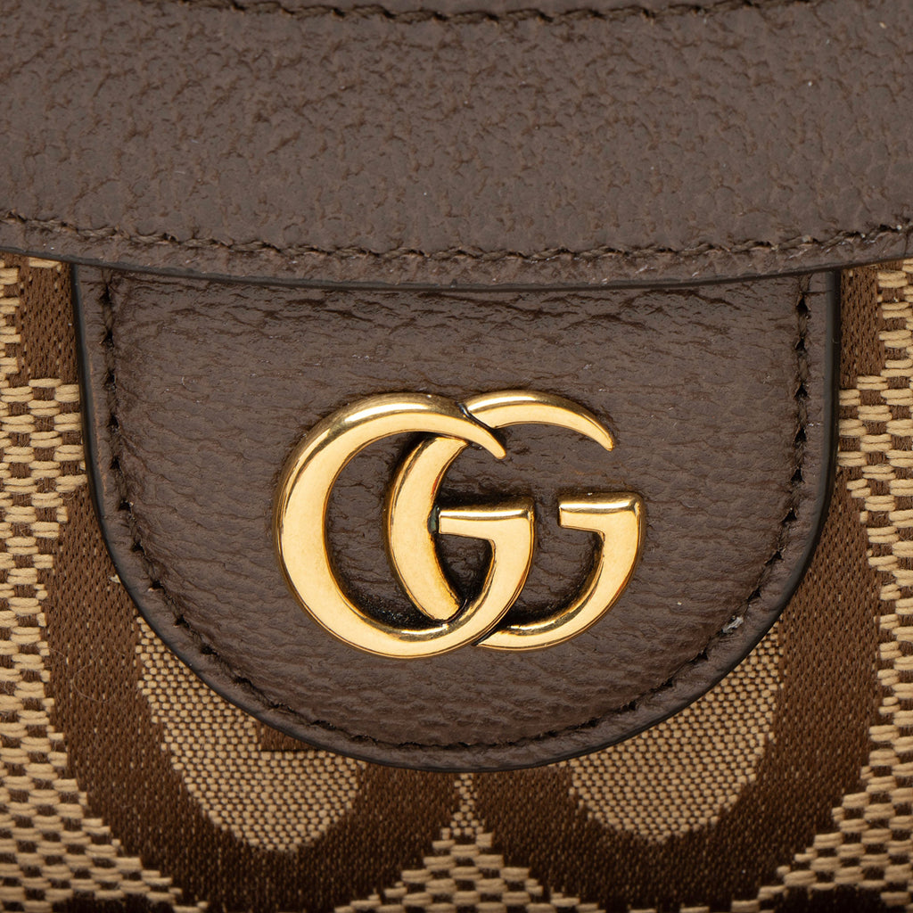 Gucci Jumbo GG Canvas Diana Small Tote
