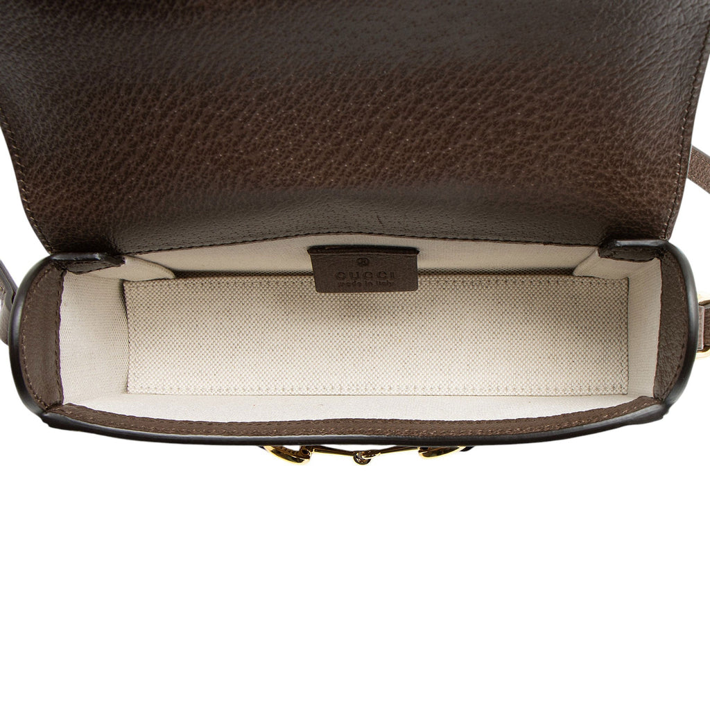 Gucci Jumbo GG Canvas Horsebit 1955 Mini Shoulder Bag