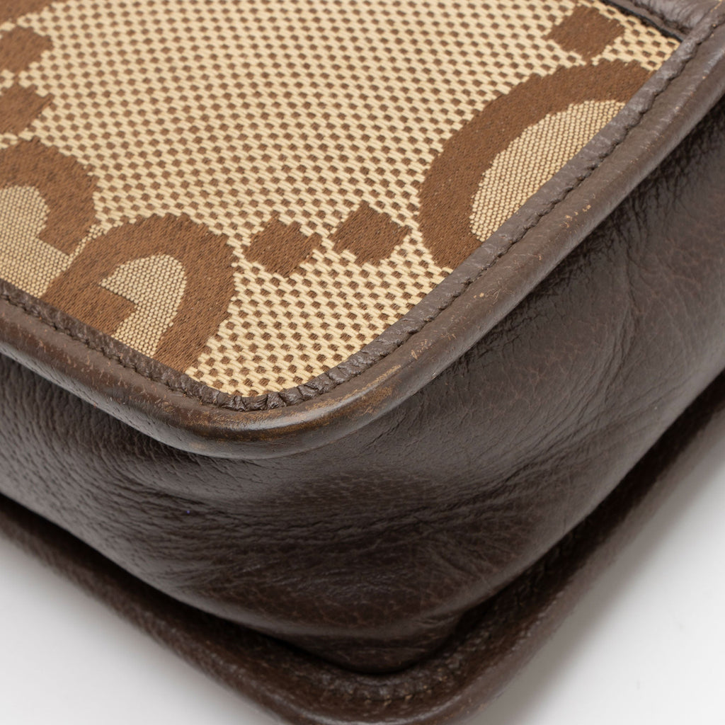 Gucci Jumbo GG Canvas Mini Shoulder Bag
