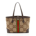 Gucci Jumbo GG Canvas Ophidia Large Shopping Tote