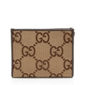 Gucci Jumbo GG Canvas Pouch