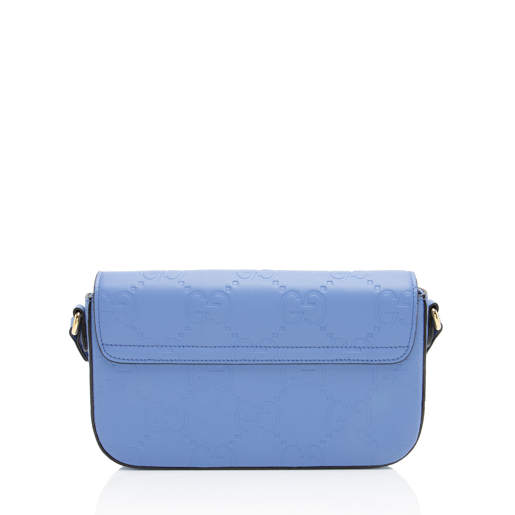 Gucci Jumbo GG Leather Mini Pochette