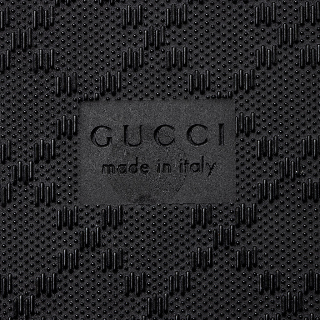 Gucci Jumbo GG Leather Slides - Size 6.5 / 36.5