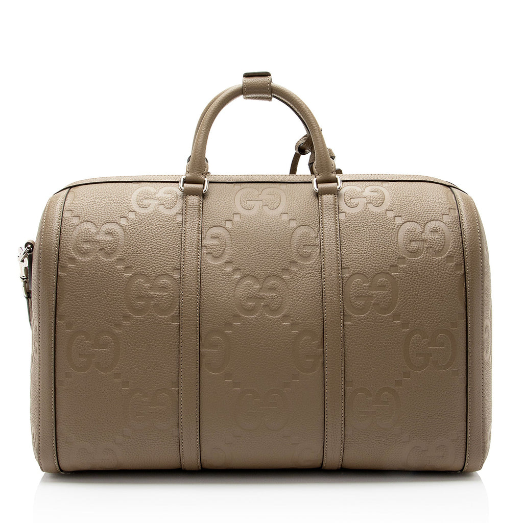 Gucci Jumbo GG Leather Small Duffle Bag (SHF-sZdAaV)