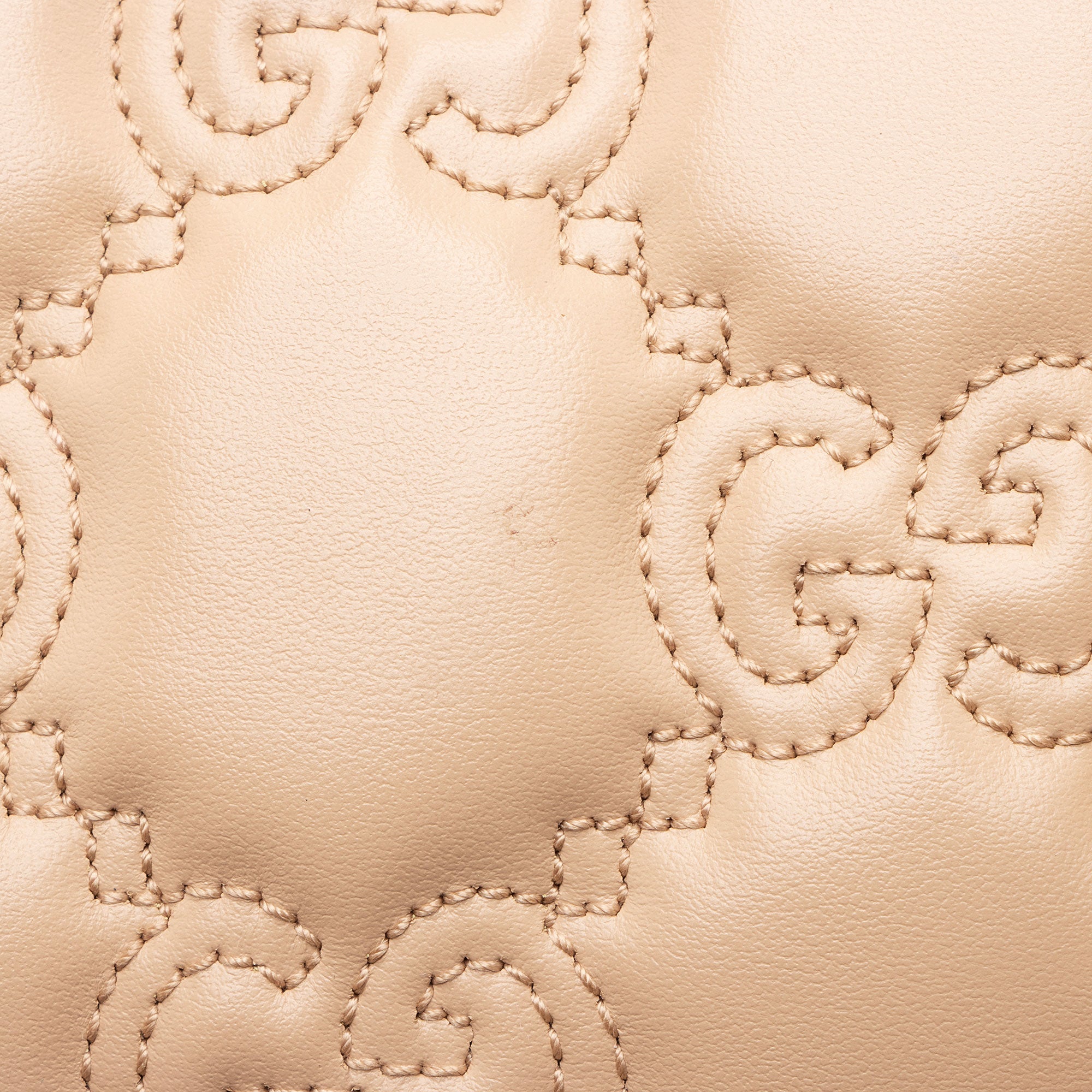 Gucci Jumbo GG Matelasse Leather Chain Small Crossbody