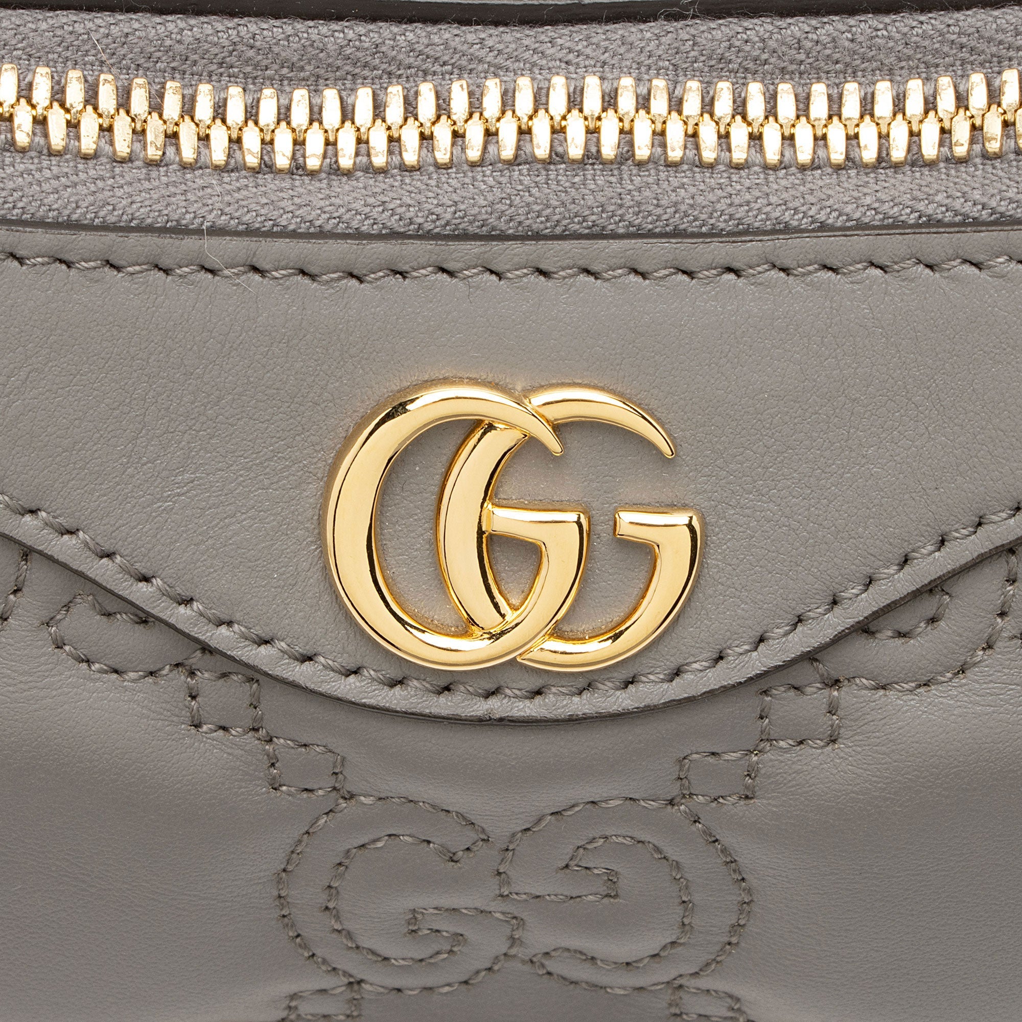 Gucci Jumbo GG Matelasse Leather Chain Small Crossbody