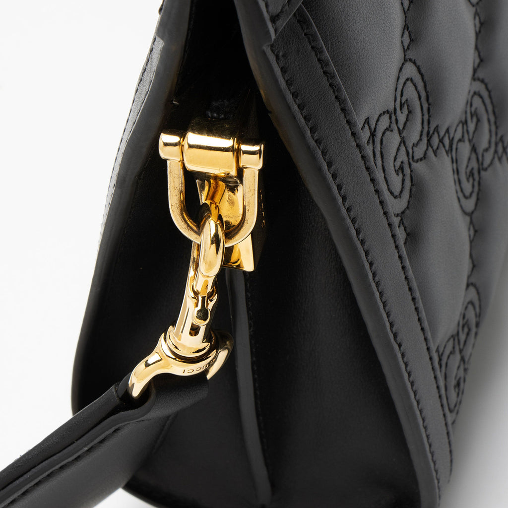 Gucci Jumbo GG Matelasse Leather Slim Crossbody