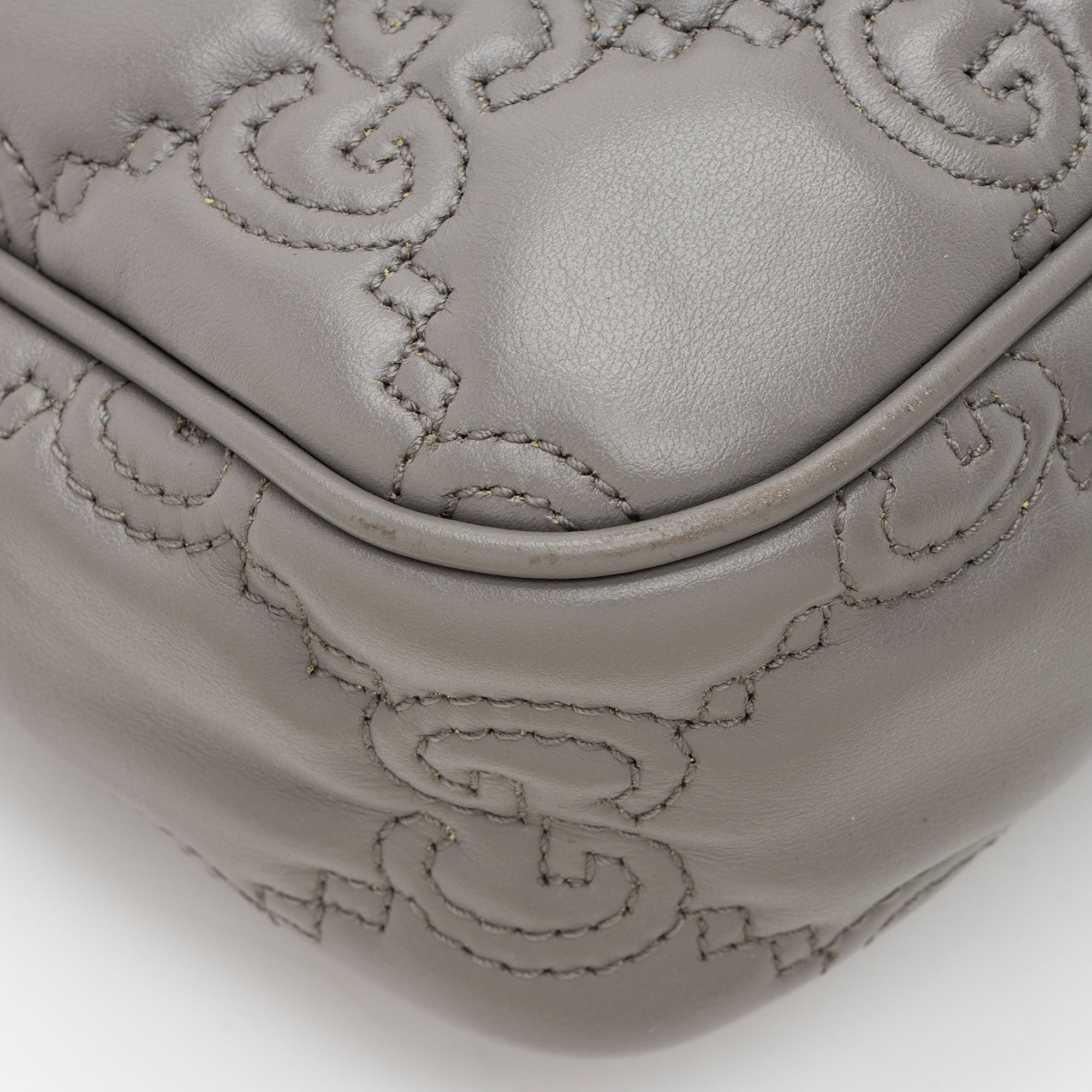Gucci Jumbo GG Matelasse Leather Chain Small Crossbody