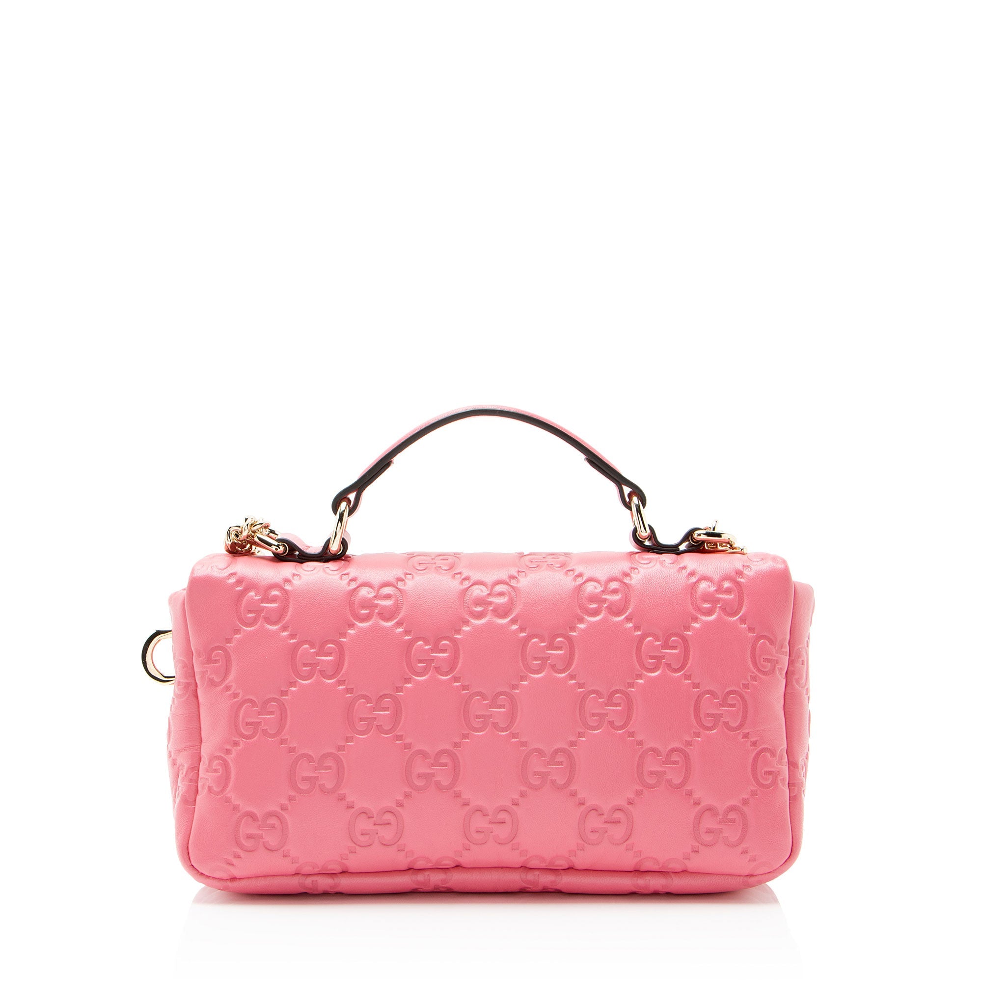 Gucci Jumbo GG Puffy Leather Milano Small Top Handle