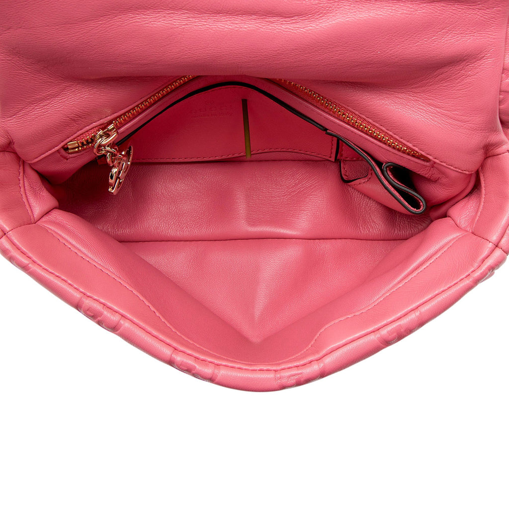 Gucci Jumbo GG Puffy Leather Milano Small Top Handle
